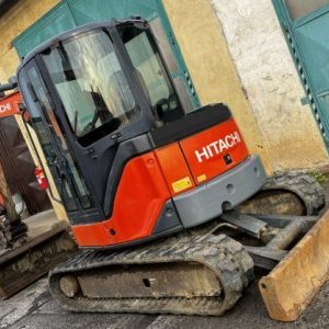 foto 4.8t minibagr Hitachi 48 U guma, lopaty