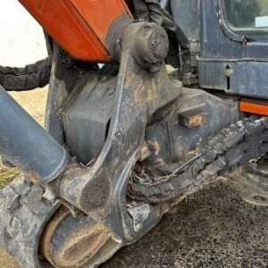 foto 4.8t minibagr Hitachi 48 U guma, lopaty