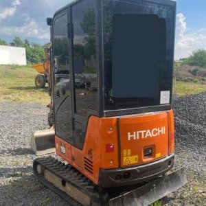 foto pracuje 1.9t minibagr roztah zánovní-pásy Hitachi ZX19 Zaxis rypadlo mini